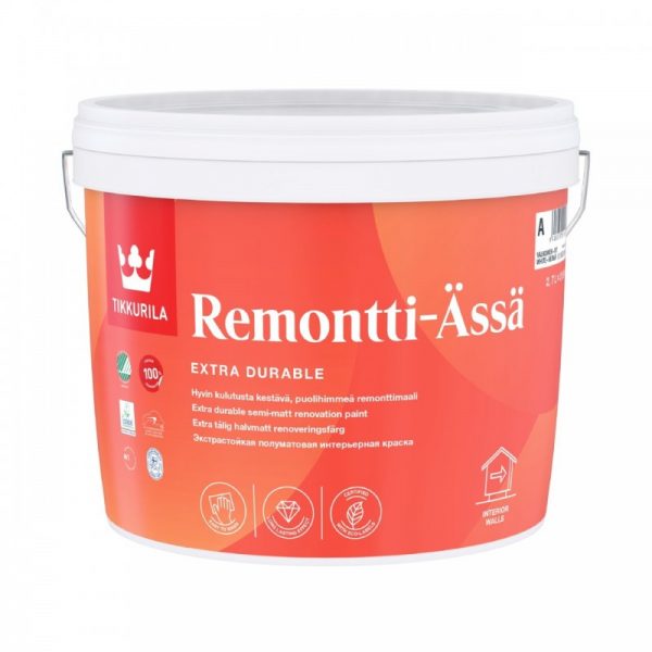 REMONTTI-ÄSSÄ SISÄMAALI 0,9L A VALKOINEN