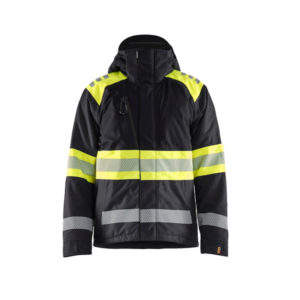 HIGHVIS TALVITAKKI MUSTA/KELTAINEN