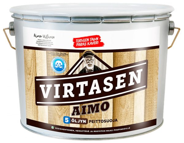 AIMO 5 ÖLJYN PEITTOSUOJA  A  2,7L VALKOINEN